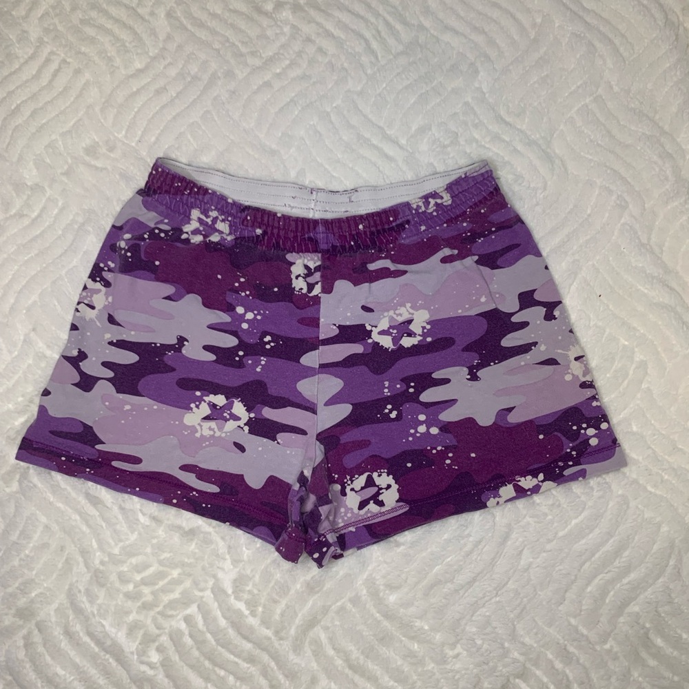 Children’s Girls Purple Camo 100% Cotton Large (10-12) Shorts